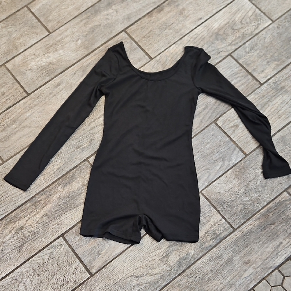 Black Long Sleeve Bodysuit Size Xs